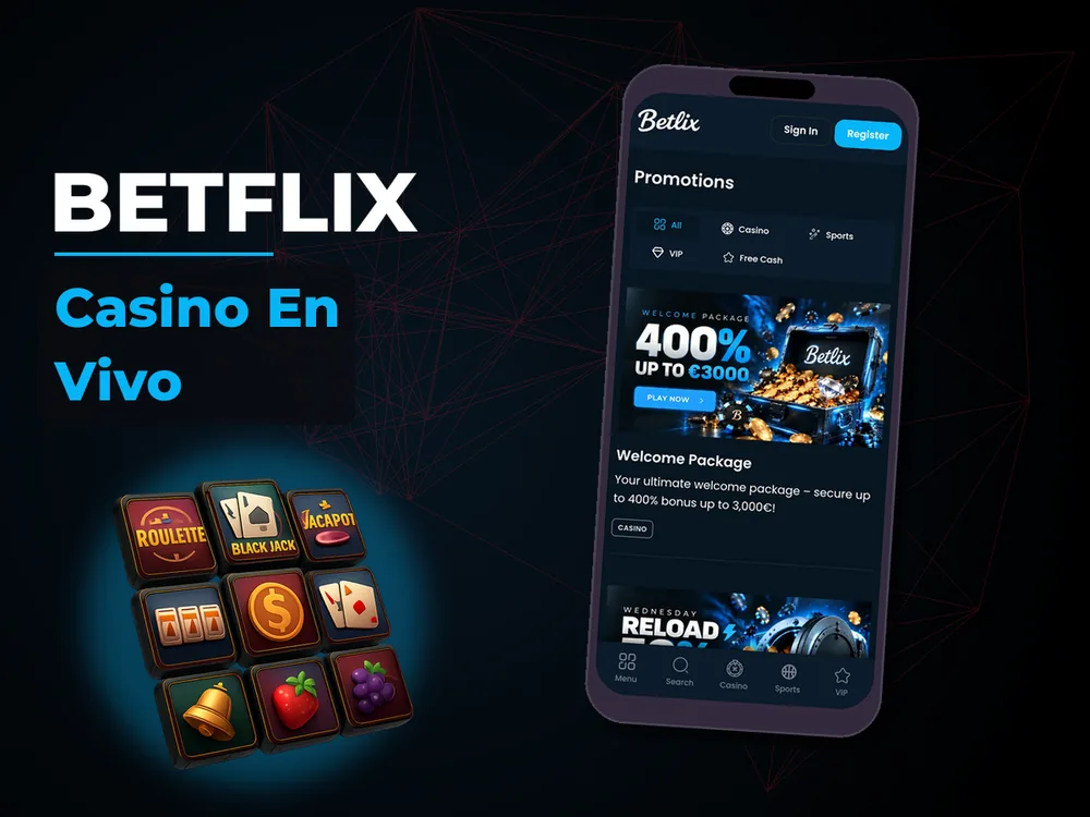 BetFlix - Casino En Vivo